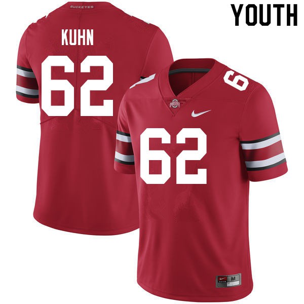 Ohio State Buckeyes #62 Chris Kuhn Youth Official Jersey Scarlet